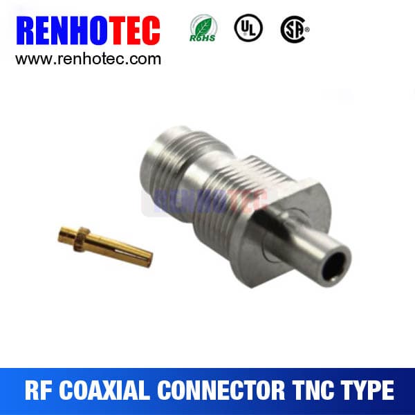 TNC Female Crimp Cable Electrical Magnetic Tube TNC Connecto